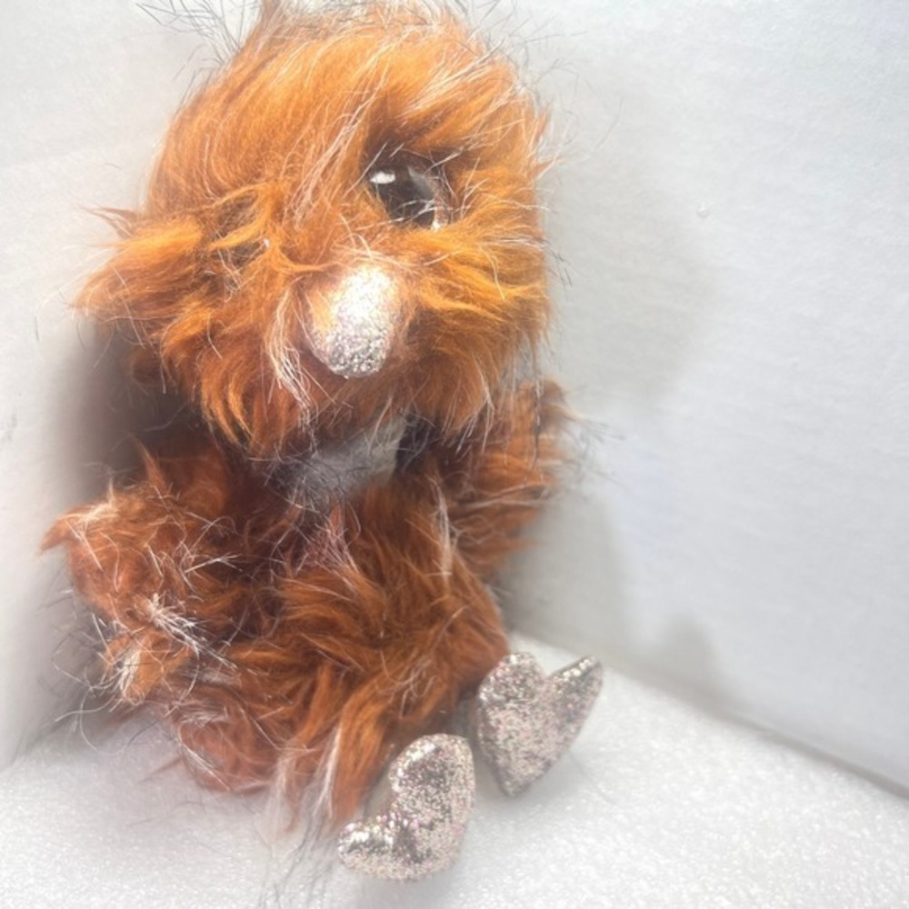 Ty Beanie Boo Orson Ostrich 6" Plush Toy Glitter Beak Feet Brown Collectible Toy